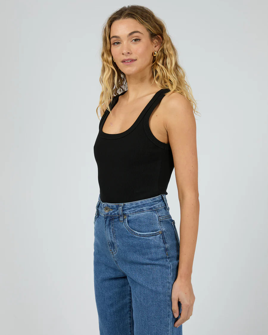 SILENT THEORY - Mia Tank - BLACK