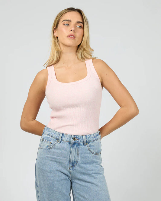 SILENT THEORY - Mia Tank BLUSH MARLE
