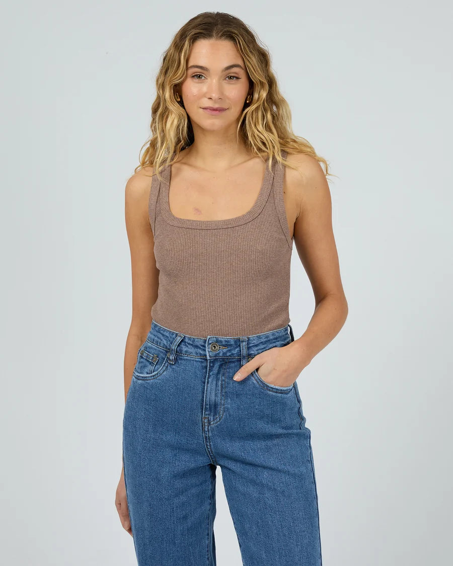 SILENT THEORY - Mia Tank - BROWN