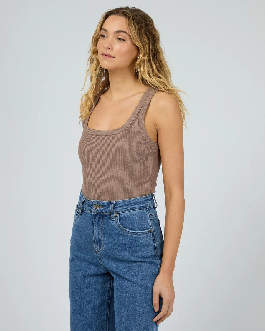 SILENT THEORY - Mia Tank - BROWN