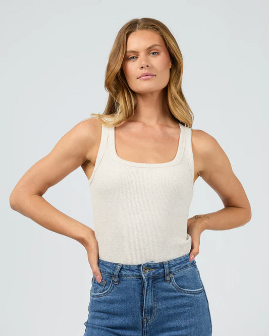 SILENT THEORY - Mia Tank Oatmeal