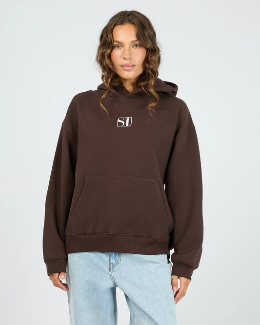 SILENT THEORY - Silent Luxe Hoodie - Chocolate