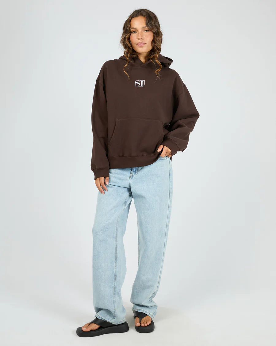 SILENT THEORY - Silent Luxe Hoodie - Chocolate