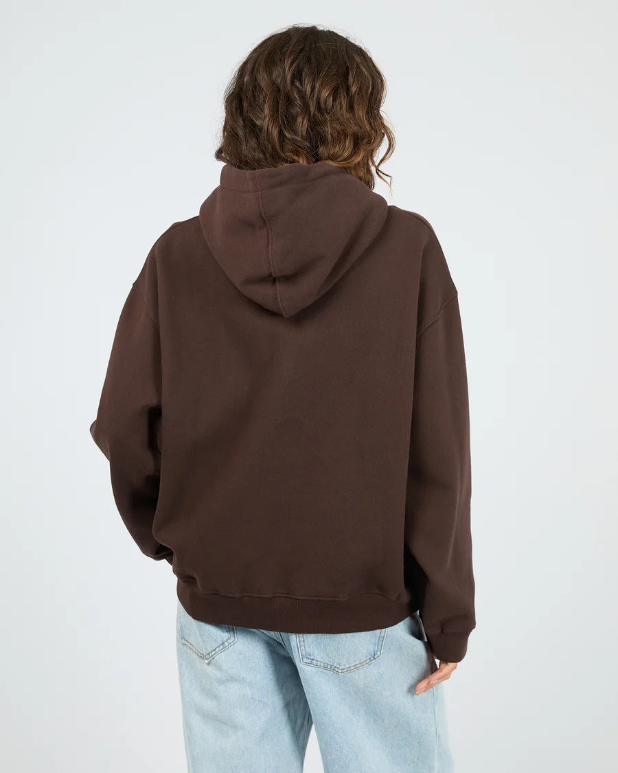 SILENT THEORY - Silent Luxe Hoodie - Chocolate