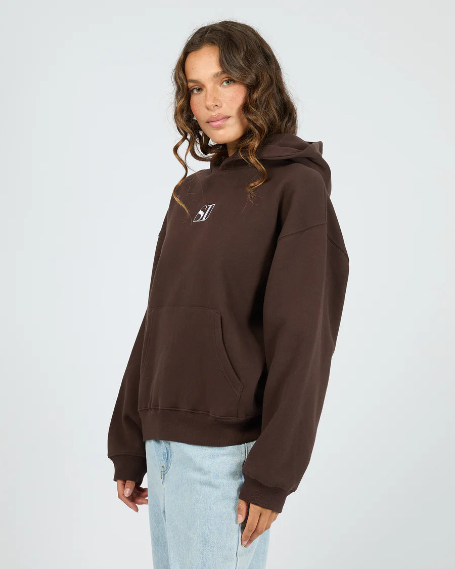 SILENT THEORY - Silent Luxe Hoodie - Chocolate