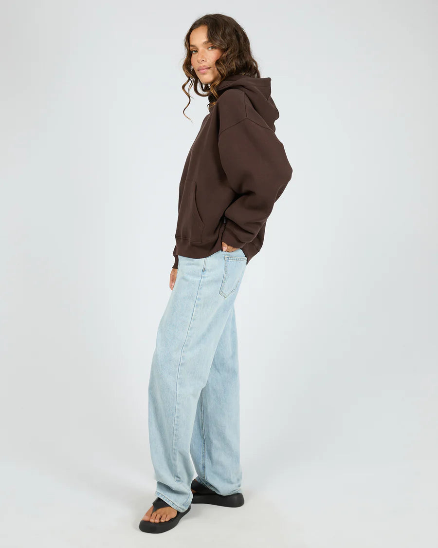 SILENT THEORY - Silent Luxe Hoodie - Chocolate