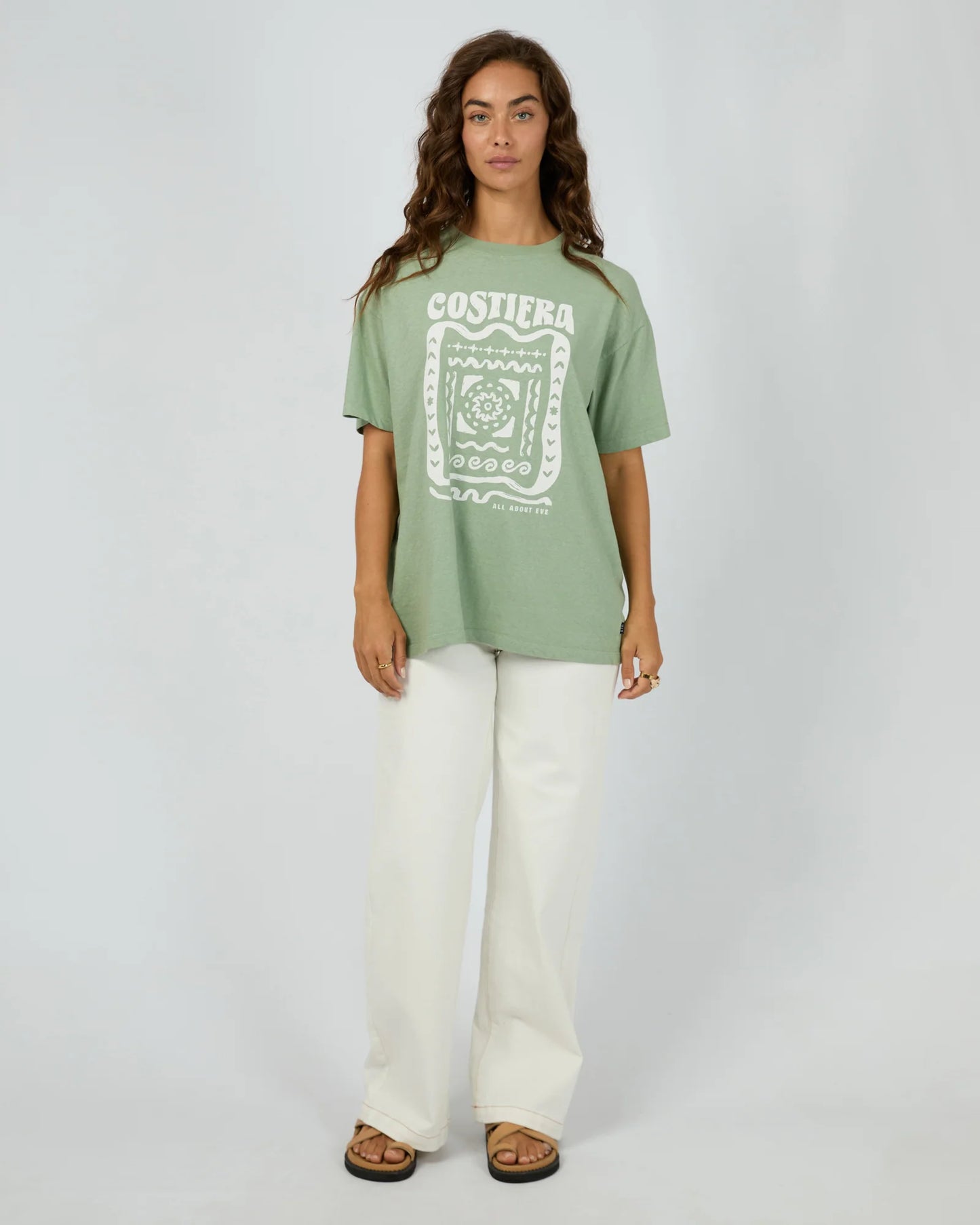 ALL ABOUT EVE - COSTIERA REGULAR TEE - SAGE