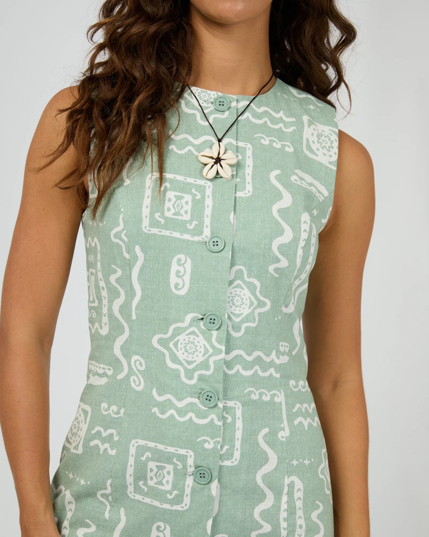 ALL ABOUT EVE - Lucia Mini Dress - Sage