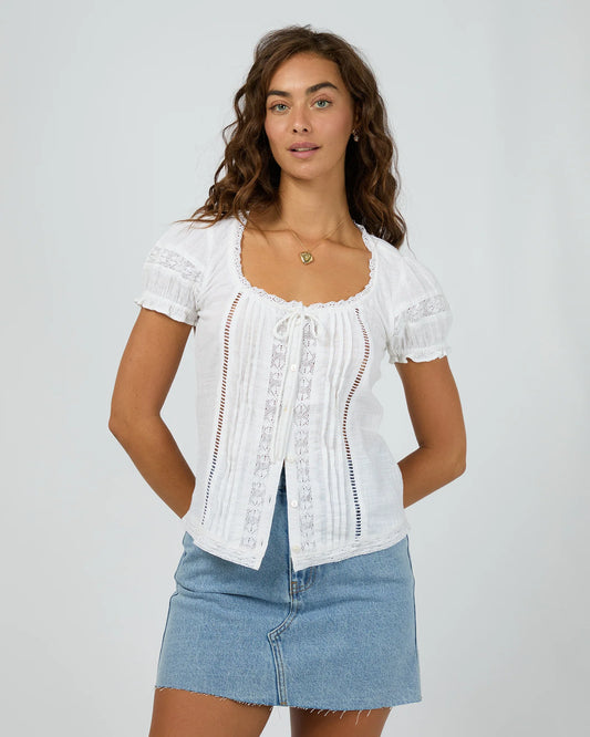 ALL ABOUT EVE - Dusty Top - White