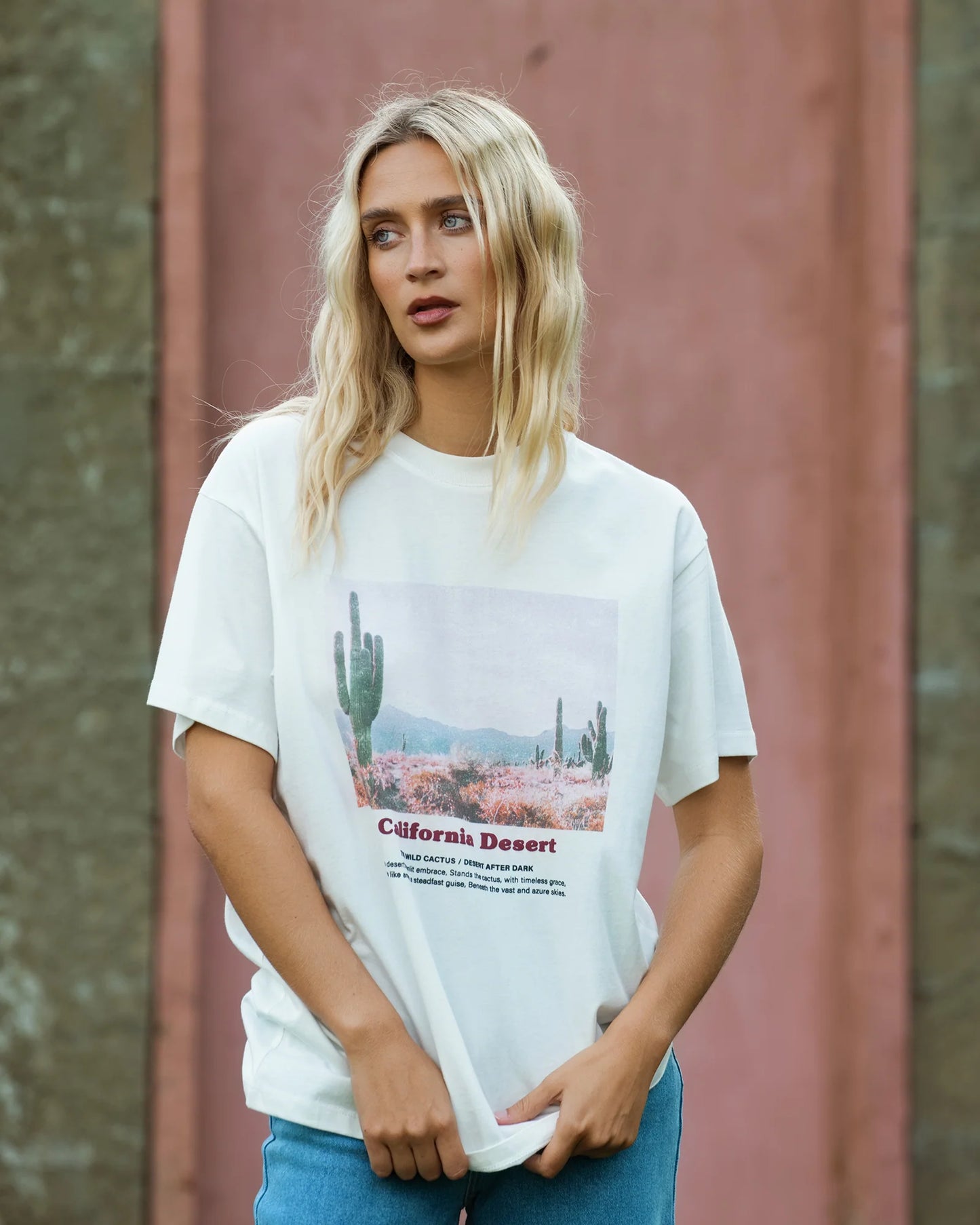 ALL ABOUT EVE - Liberty Road Tee - White