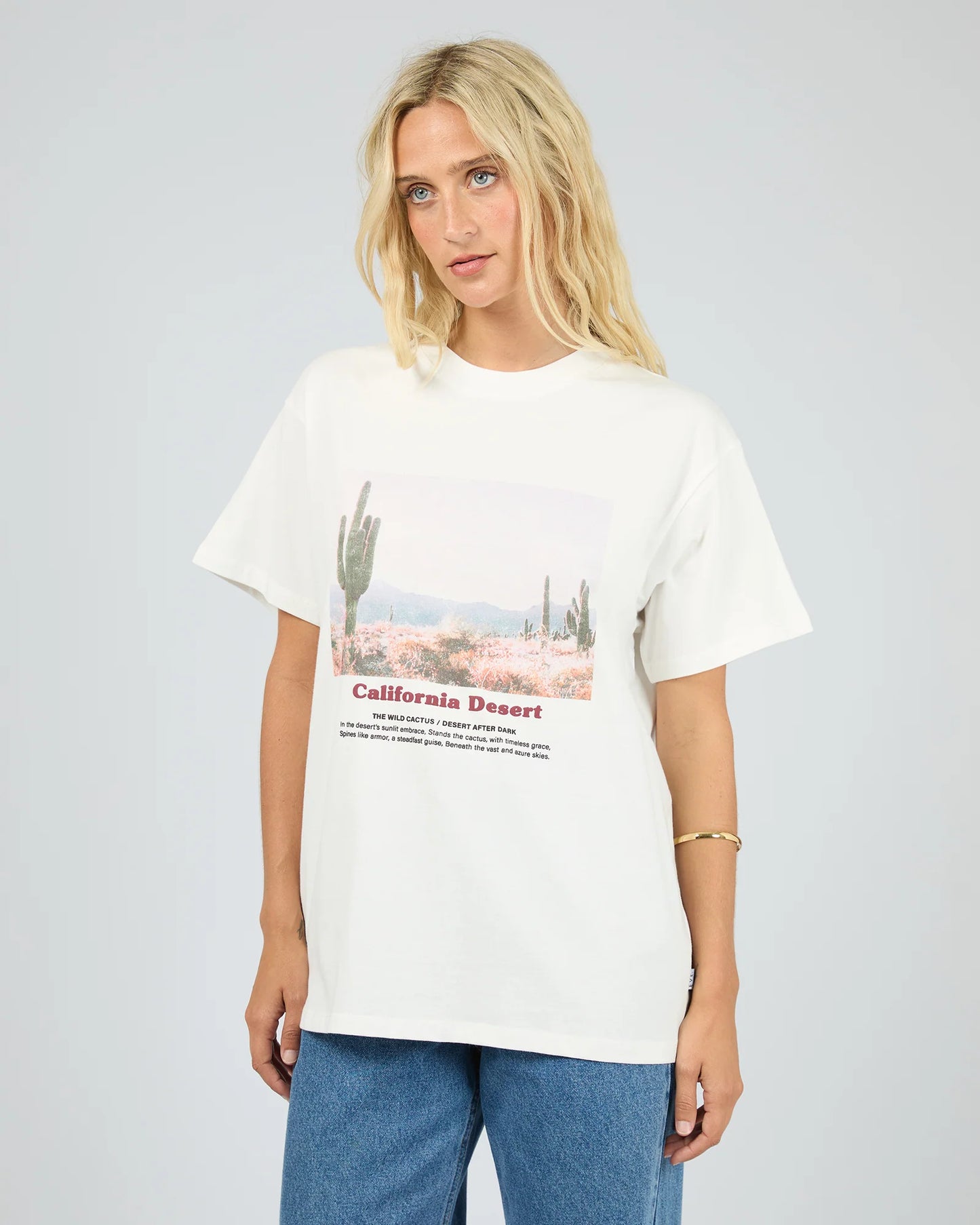 ALL ABOUT EVE - Liberty Road Tee - White