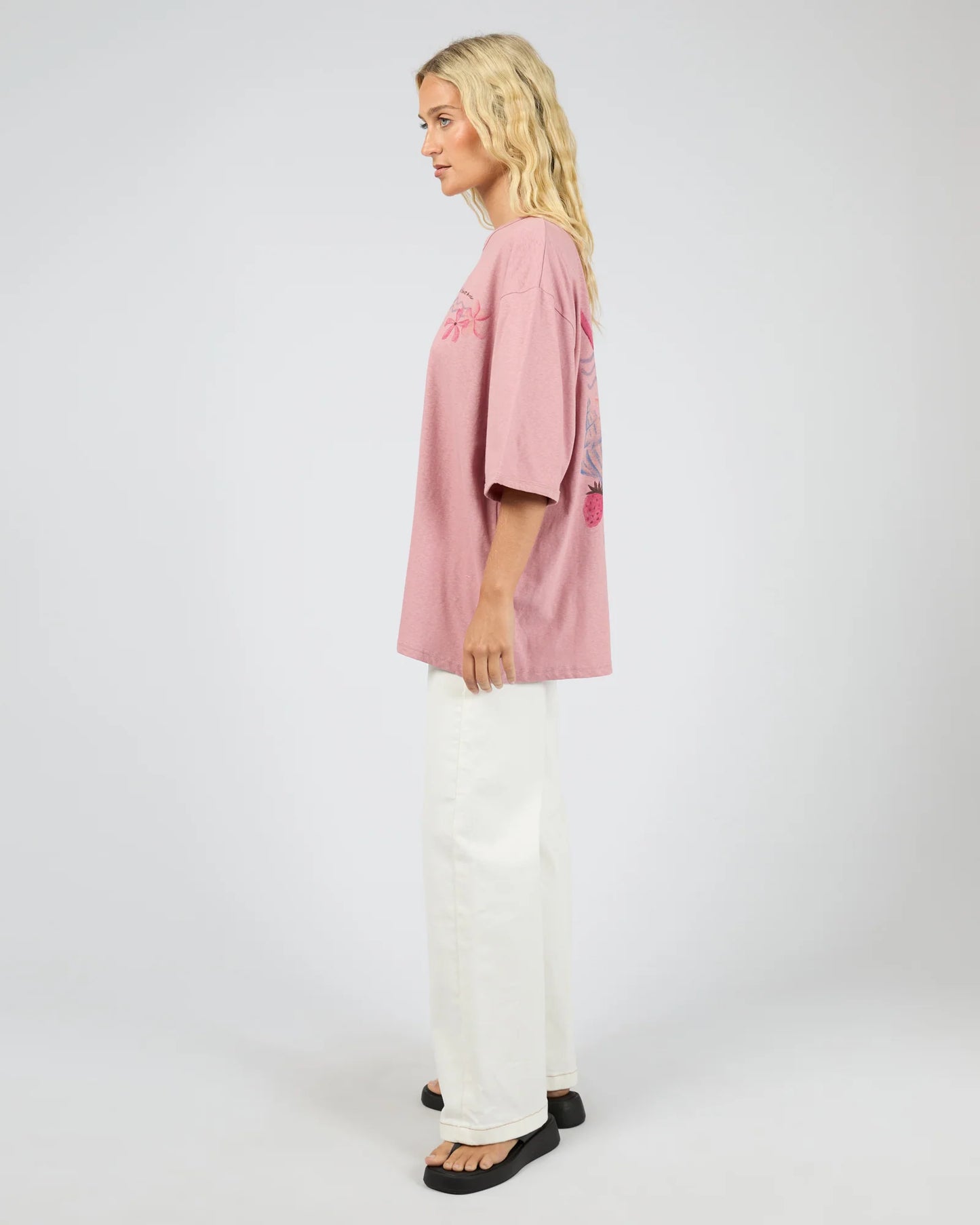 All About Eve - Vacay Oversized Tee - PINK