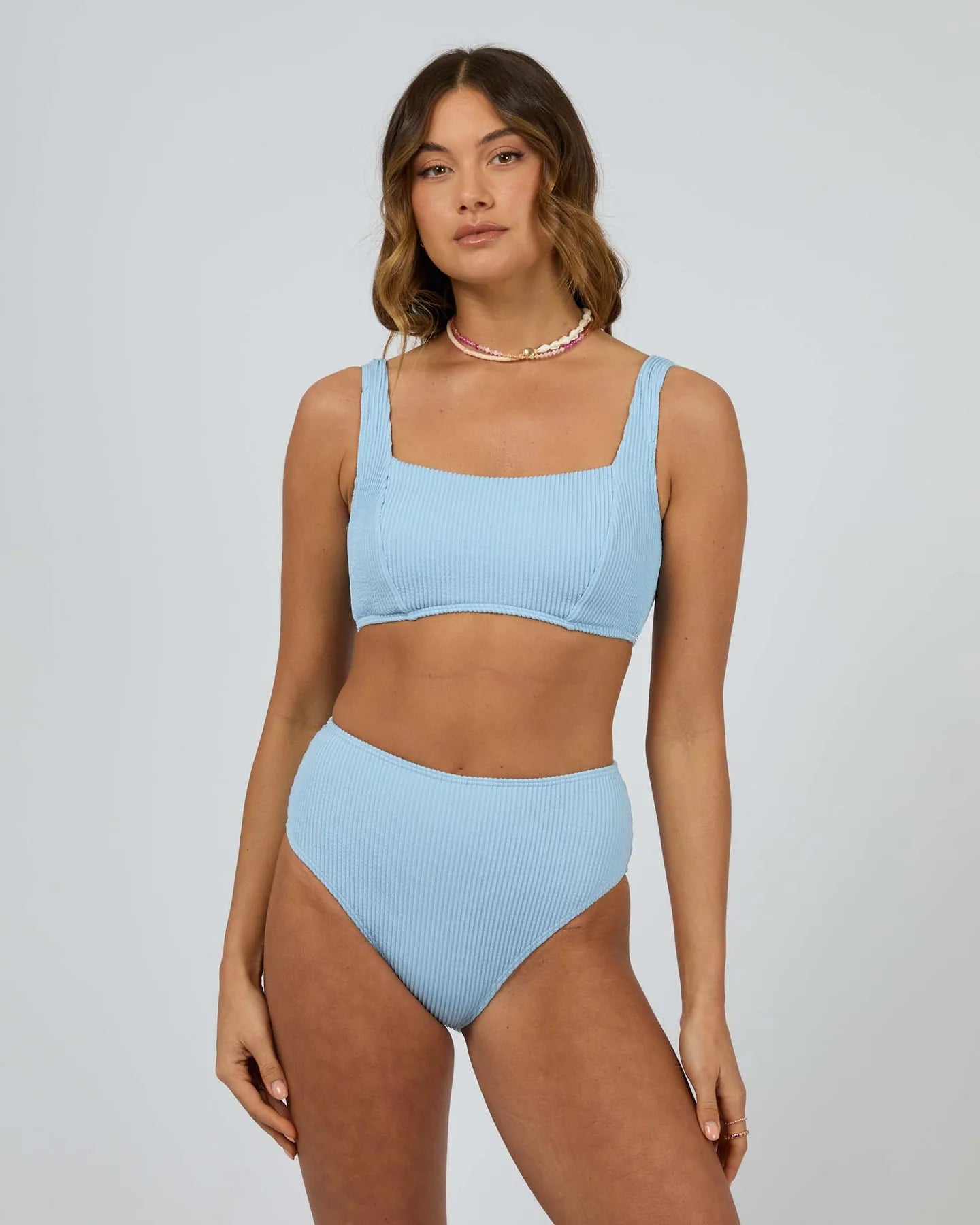ALL ABOUT EVE -  PHOENIX HI WAIST PANT - LIGHT BLUE