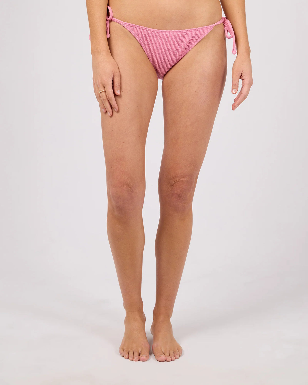 ALL ABOUT EVE - Phoenix Rib High Tie Side Bikini Bottom - Orchid