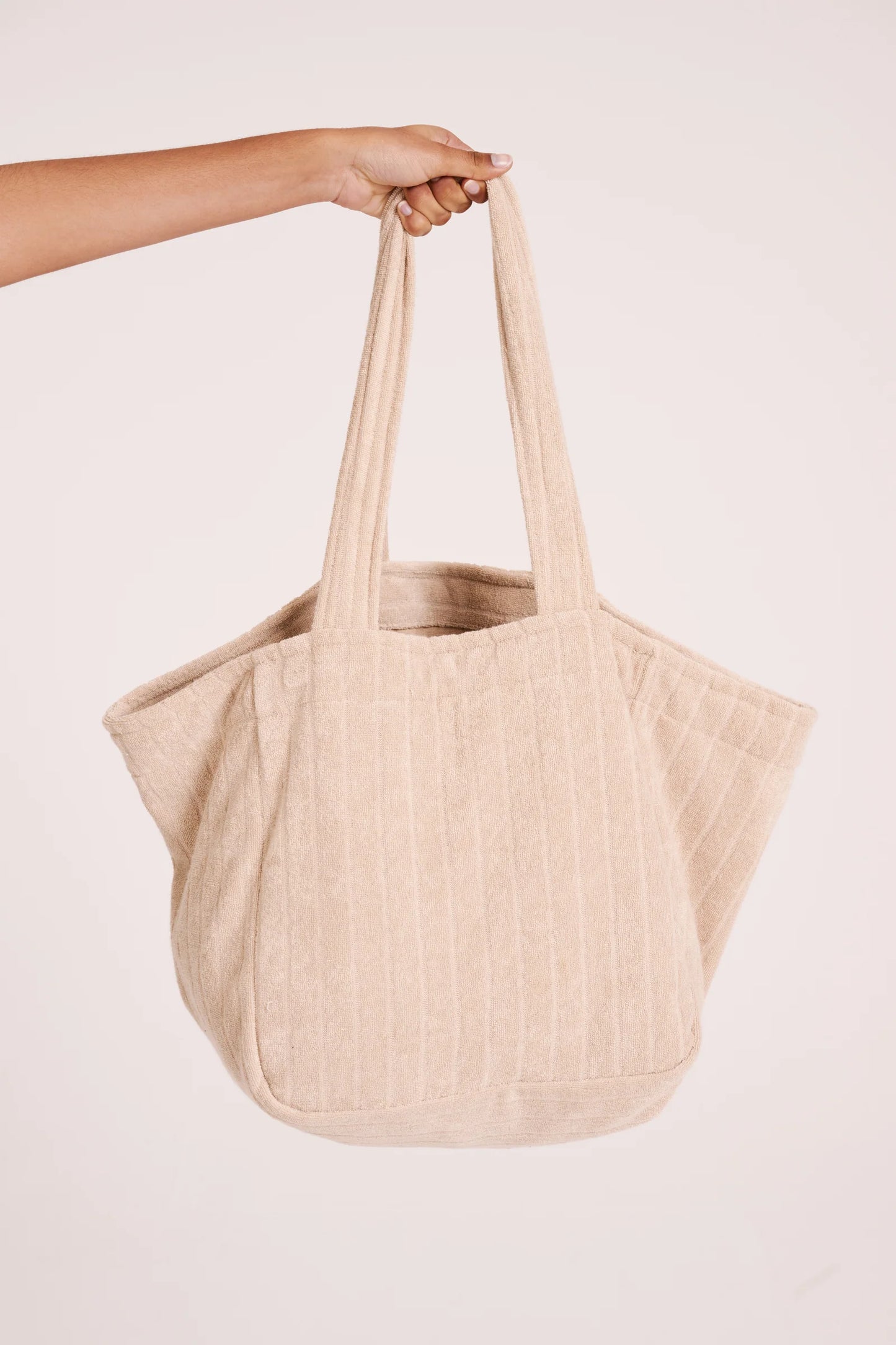 NUDE LUCY - Terry Beach Bag - Natural