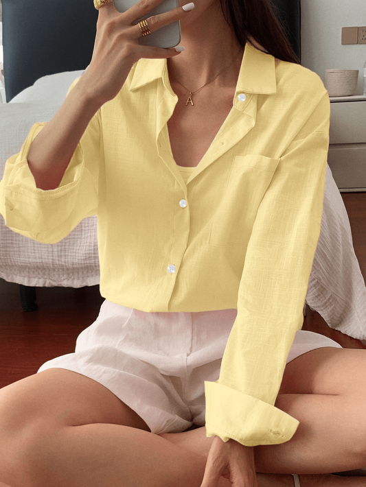 SMAIBULUN - Button Up Shirt - Yellow