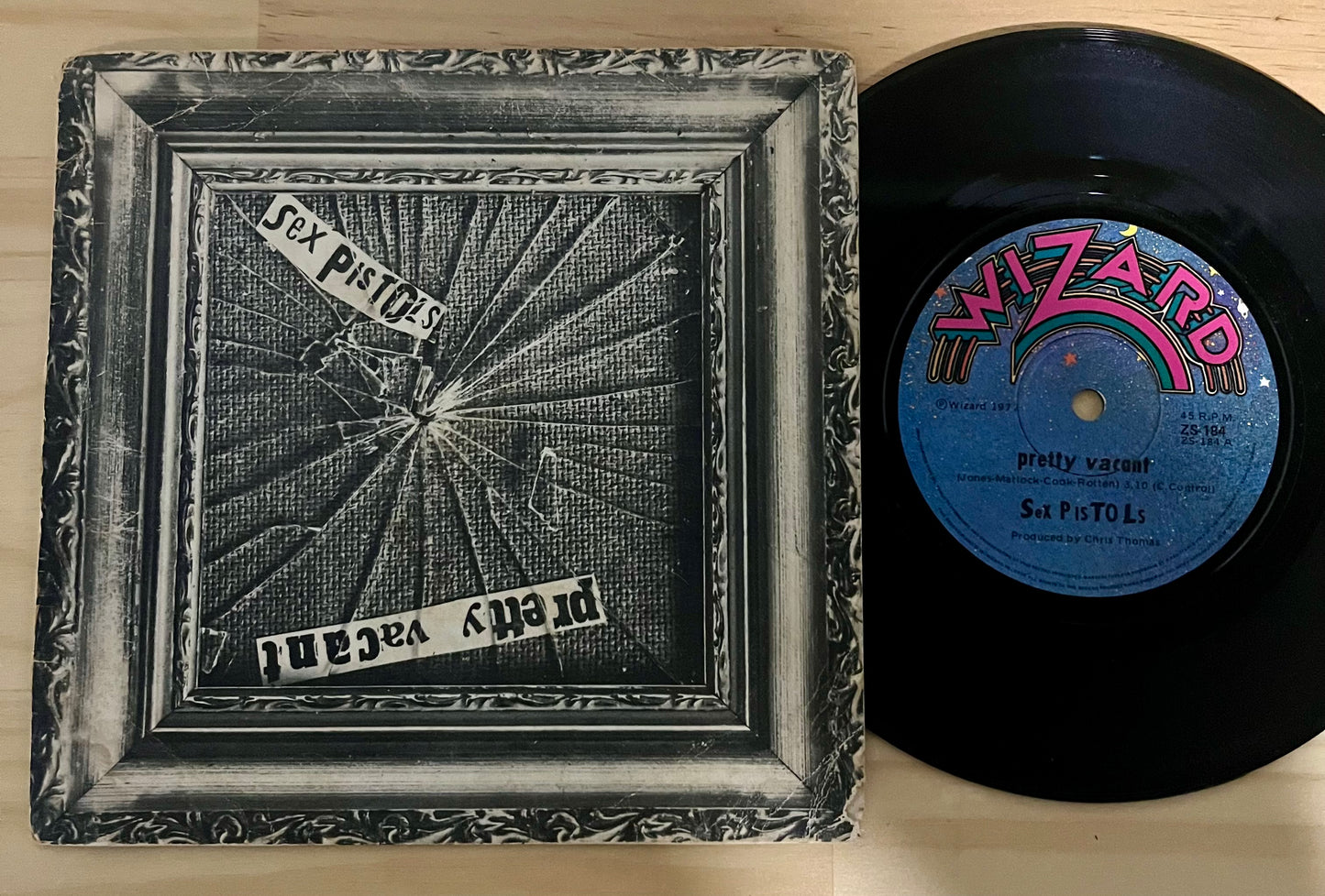 SEX PISTOLS Pretty Vacant 7” Single  Wizard Records 1977