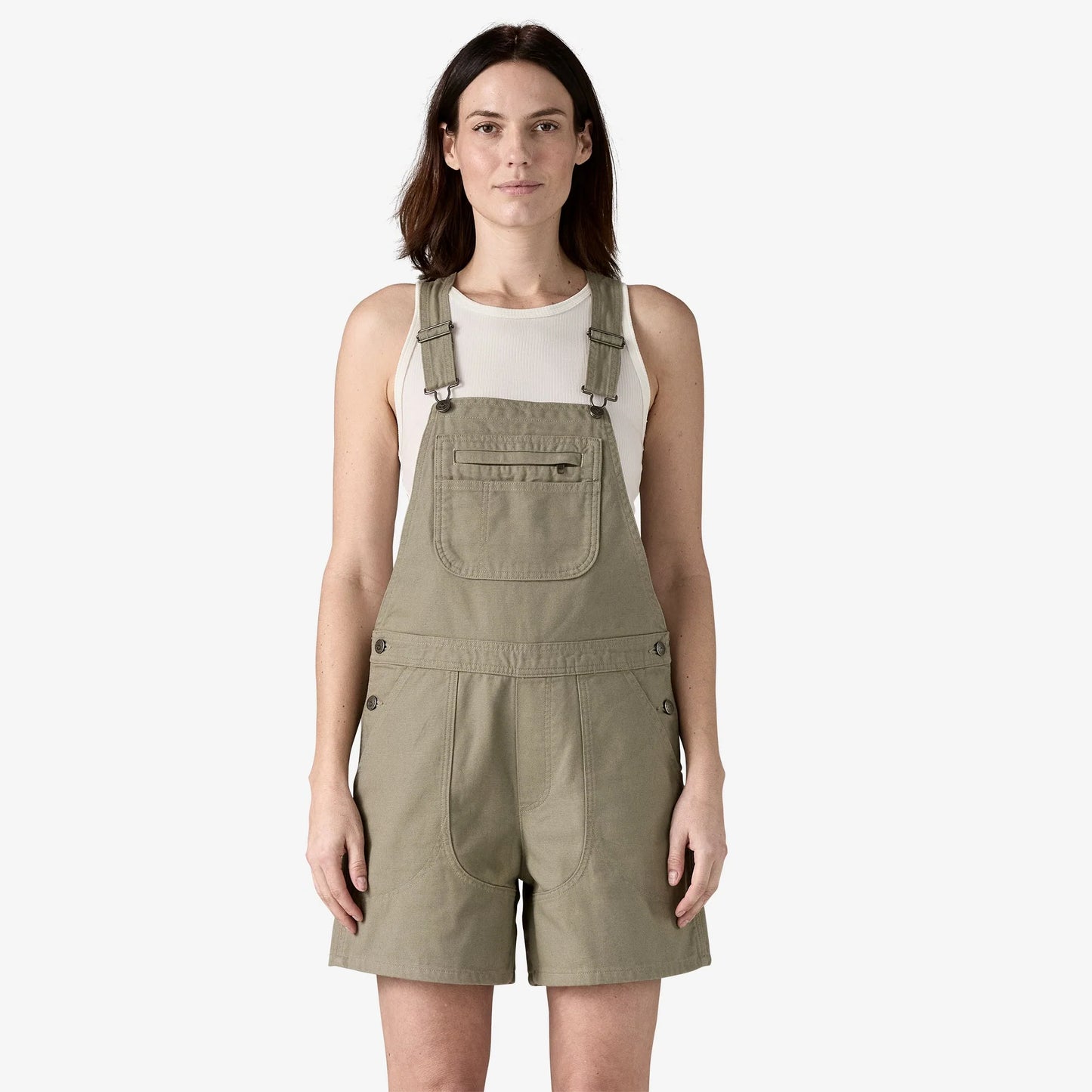 Patagonia - Women's Stand Up® Overalls - 5" River Rock Green