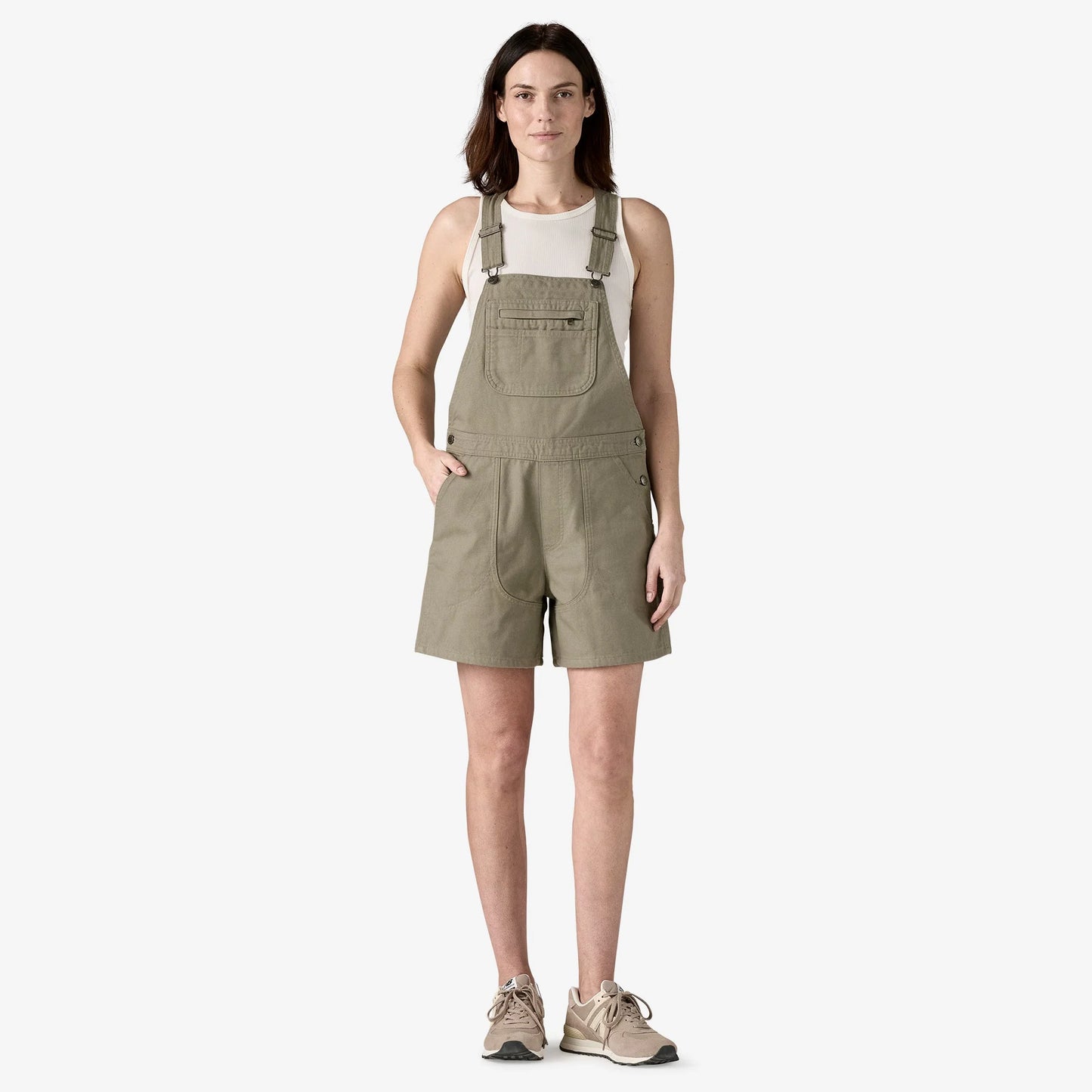 Patagonia - Women's Stand Up® Overalls - 5" River Rock Green