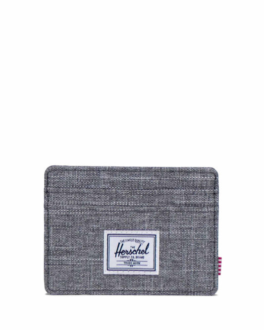 HERSCHEL - Charlie Cardholder  - Raven Crosshatch