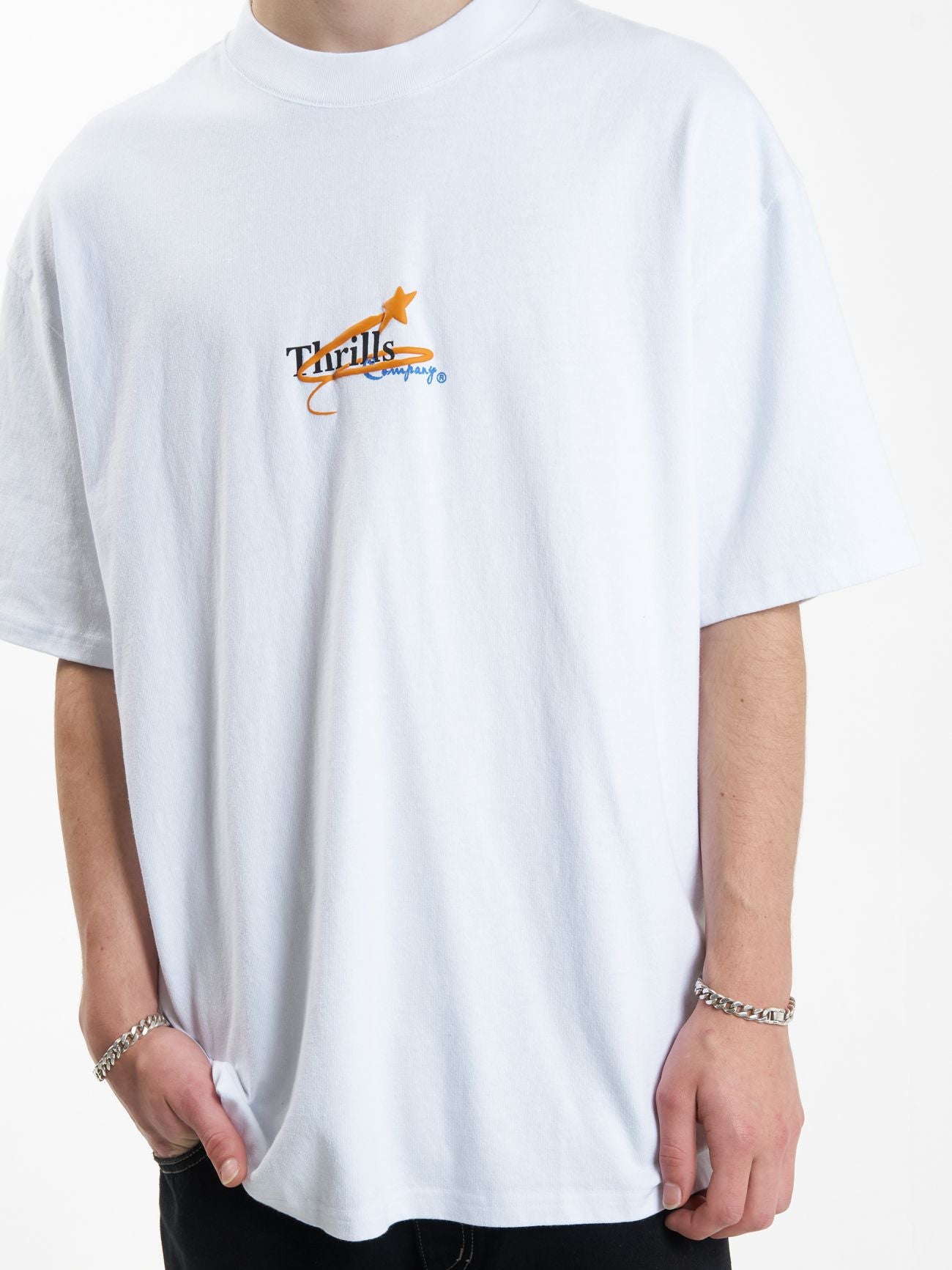 THRILLS - Earthdrone Box Fit ( Oversized Tee ) WHITE