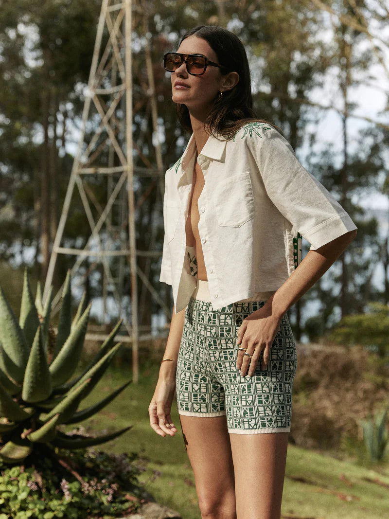 JUAN & ME - Nacida Top Icon - White