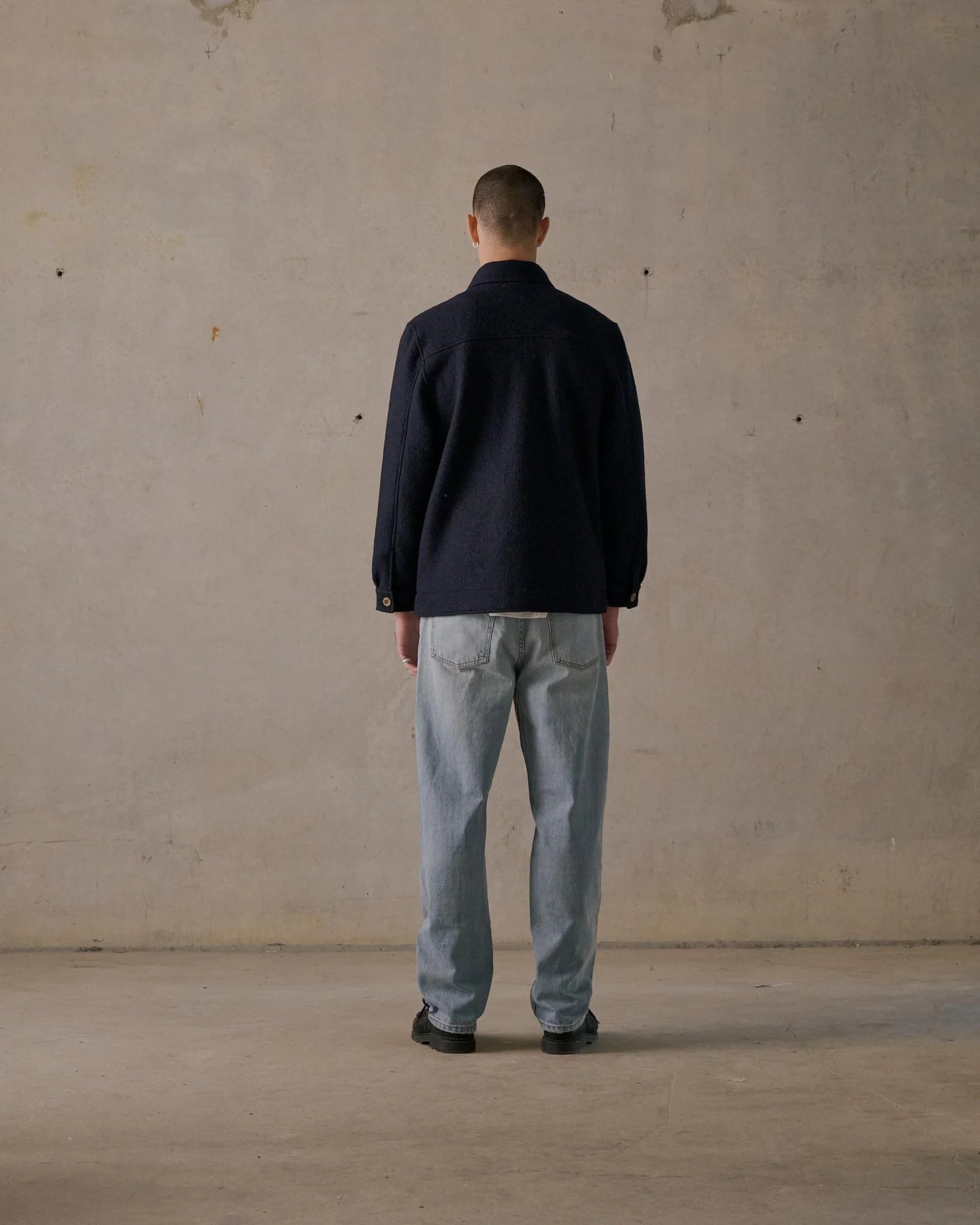 McTAVISH - Wool Jacket - DARK BLUE