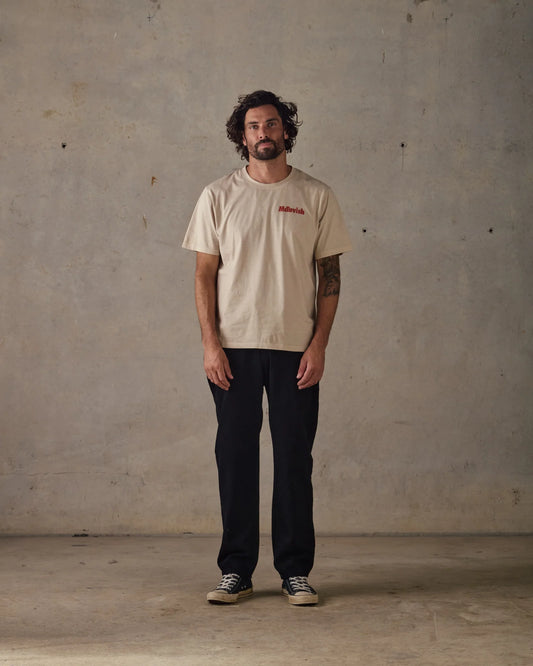 McTAVISH - Glassers Tee by Schuyler Beecroft - Light Tan