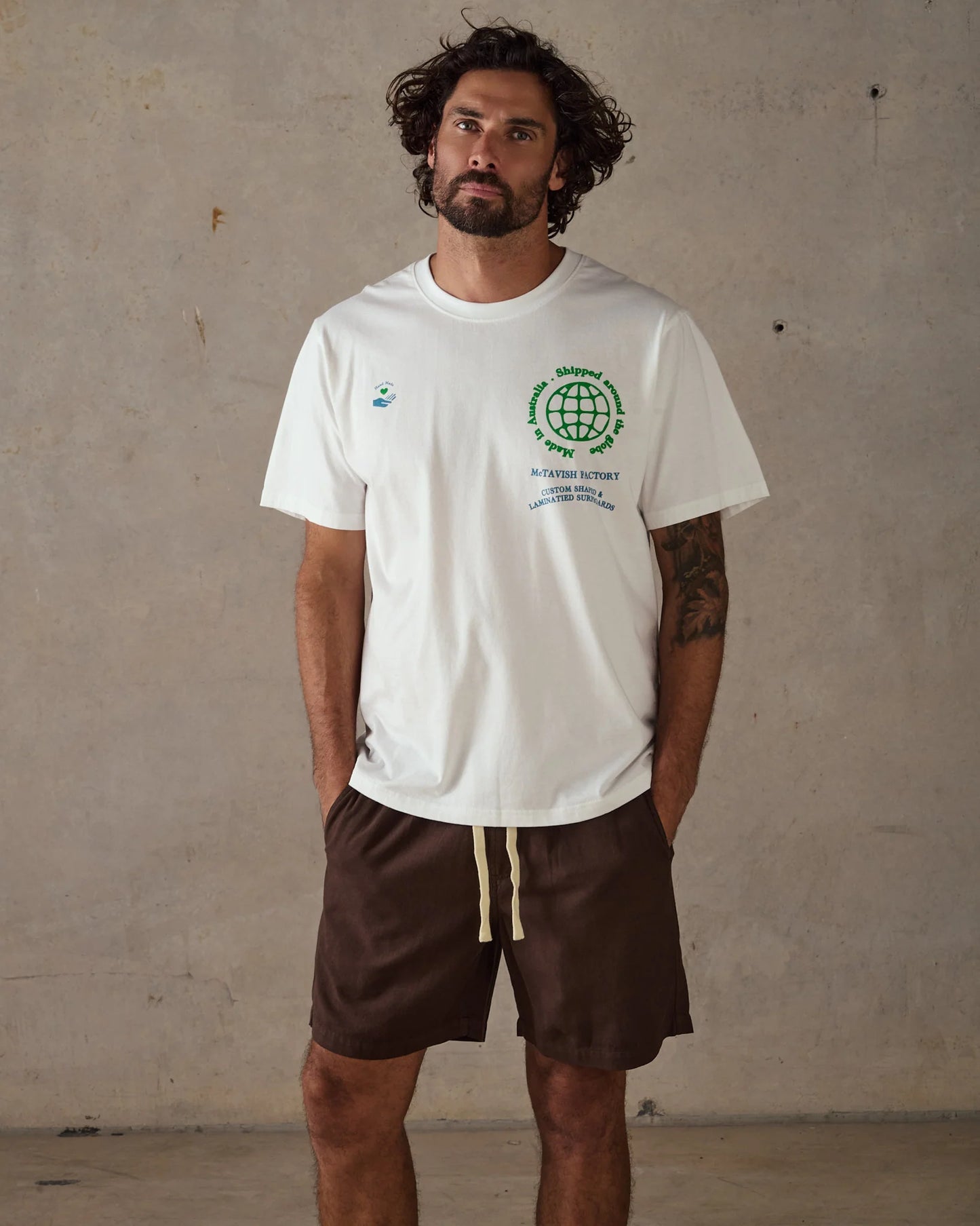 McTAVISH - Global Tee - White