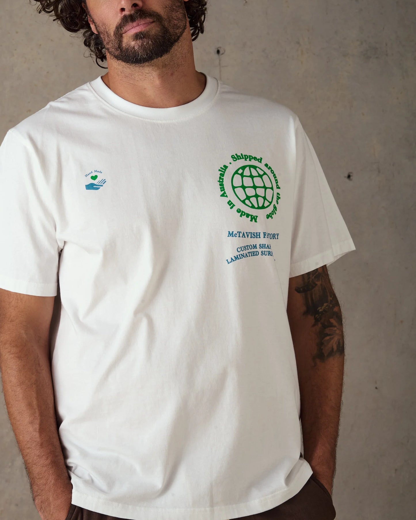 McTAVISH - Global Tee - White