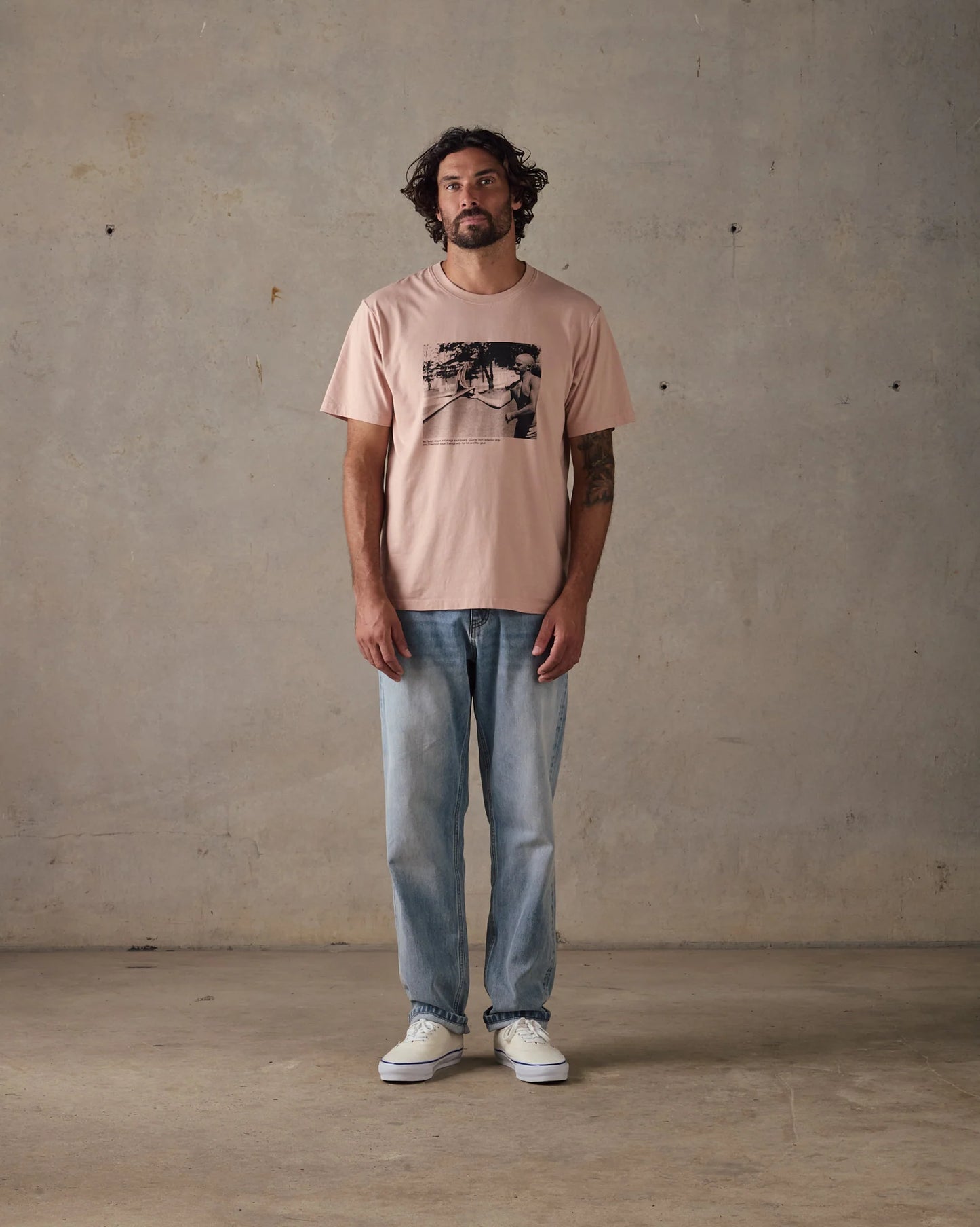 McTAVISH - Skegs Tee - Light Pink
