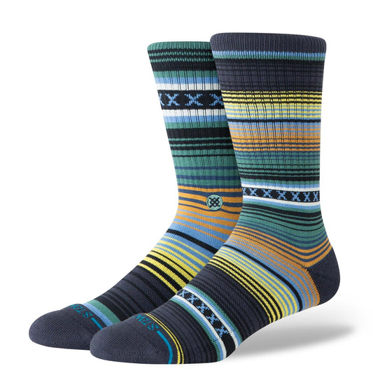 STANCE - CURREN CREW SOCKS - DEEP TEAL