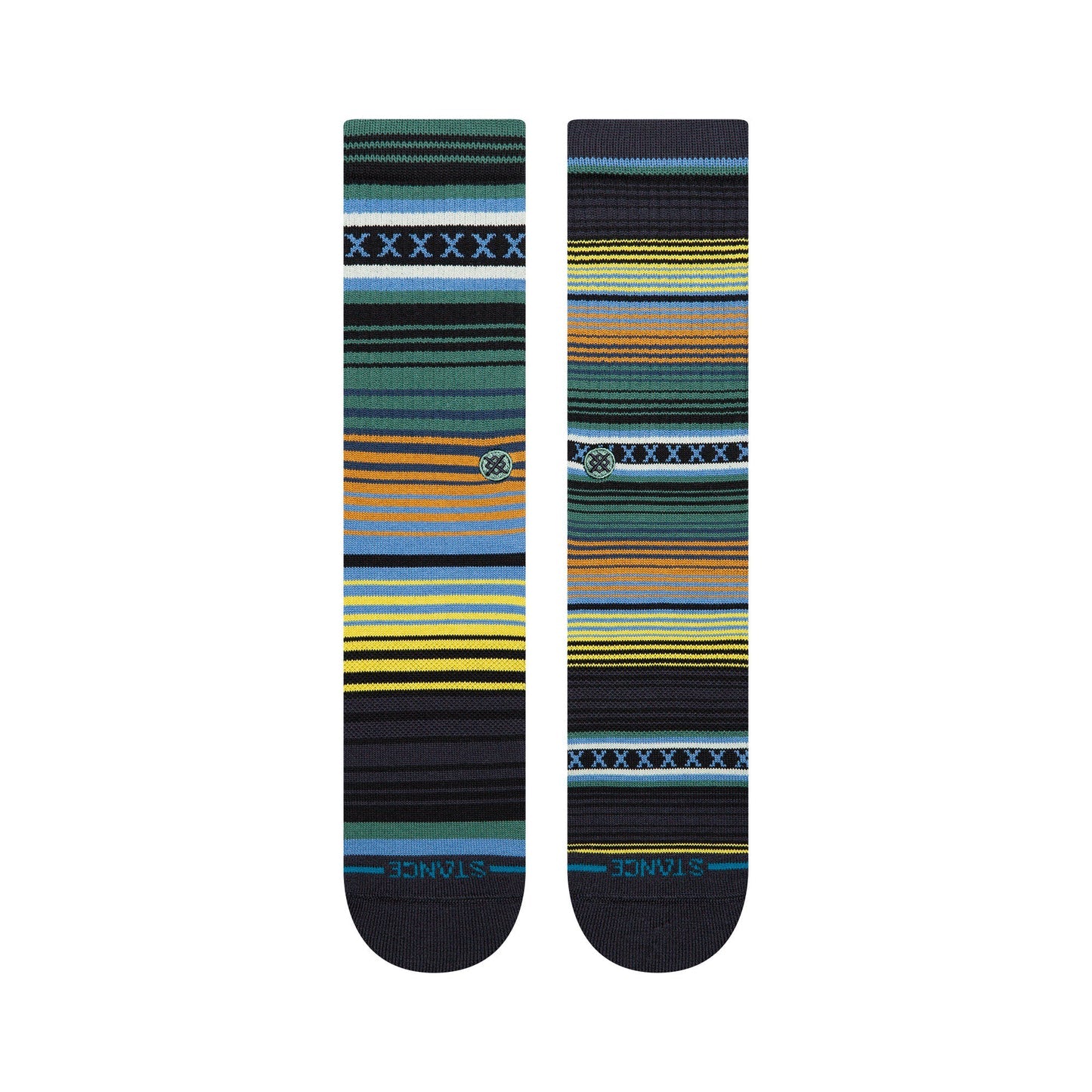 STANCE - CURREN CREW SOCKS - DEEP TEAL
