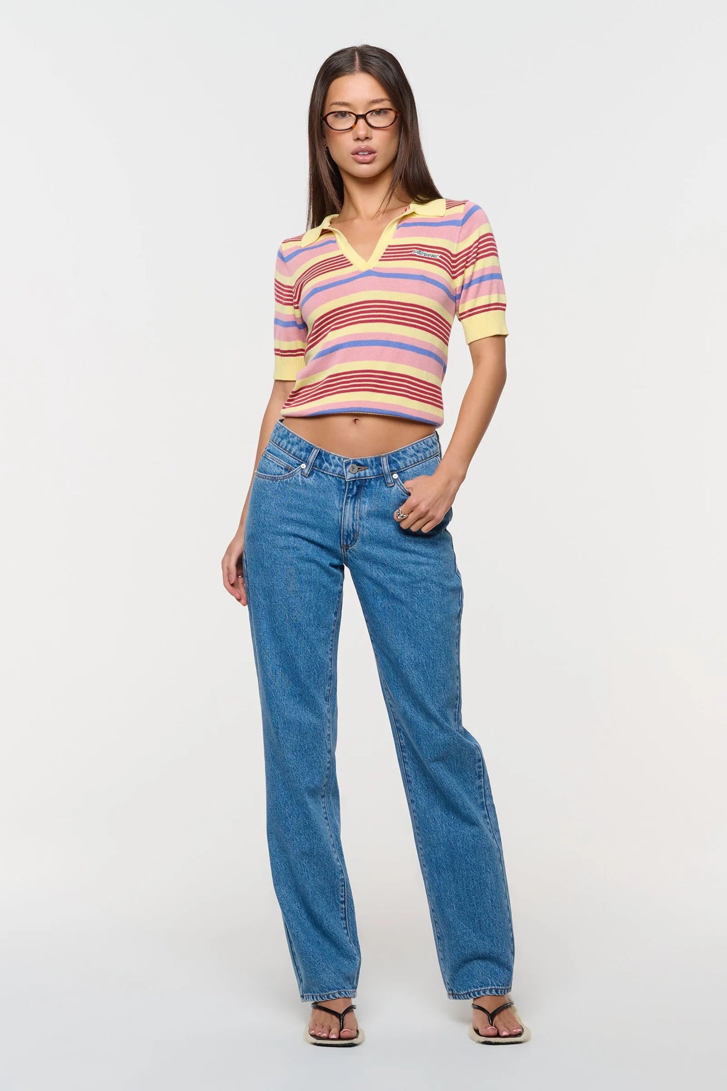 ABRAND - Team Player Knit Polo - Multi