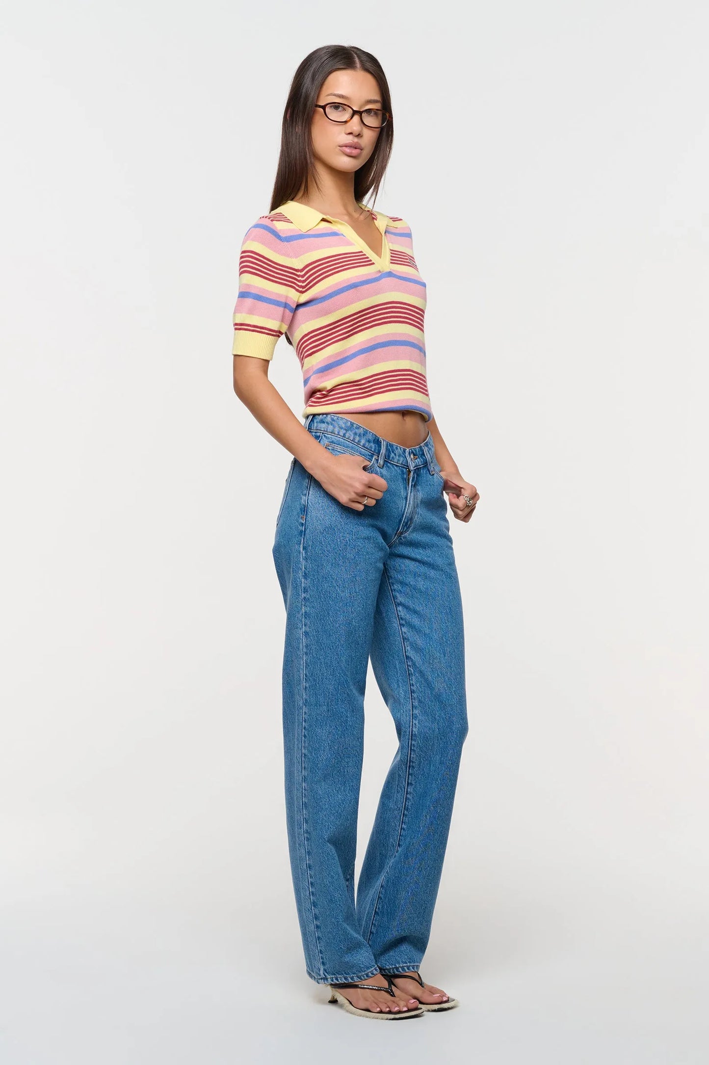 ABRAND - Team Player Knit Polo - Multi