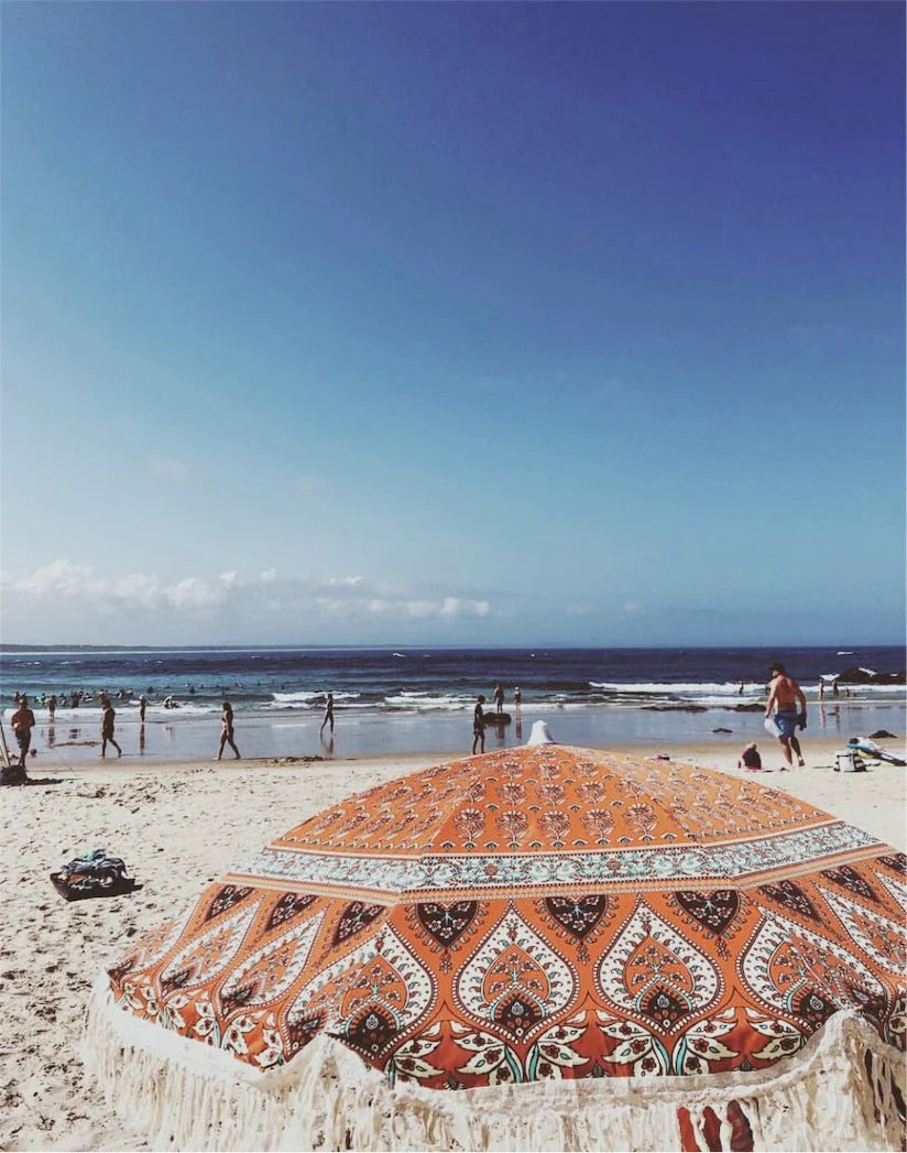 SALTY SHADOWS - Nomad Beach Umbrella