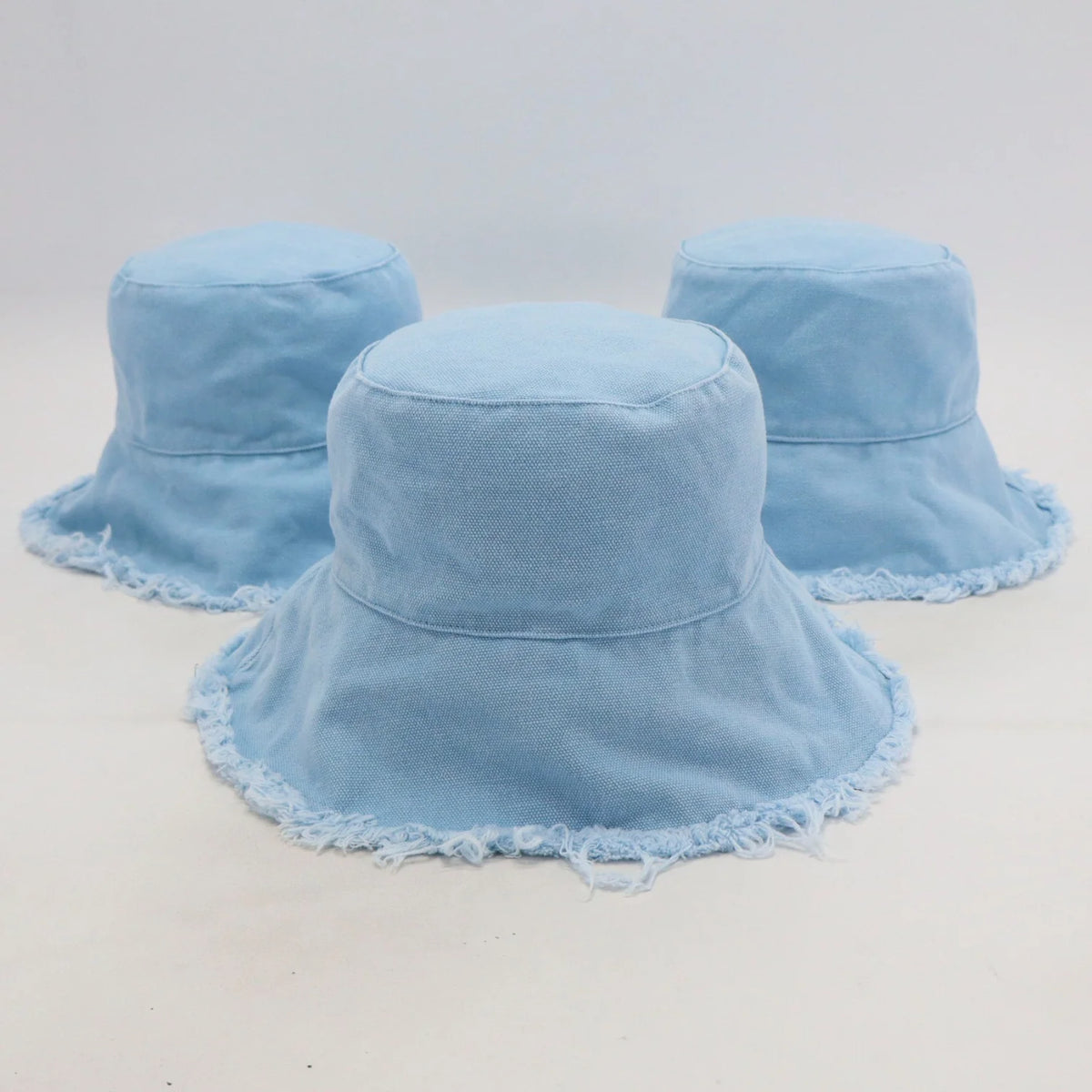 Salty Shadows - Cotton Frayed edge Bucket Hat