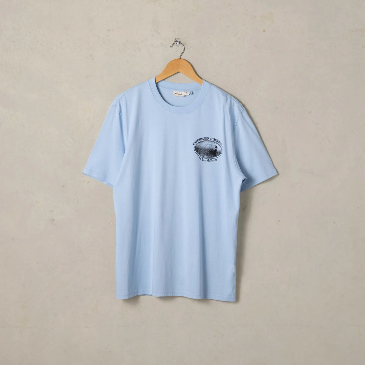 McTAVISH - Hand Shaped Tee - LIGHT BLUE