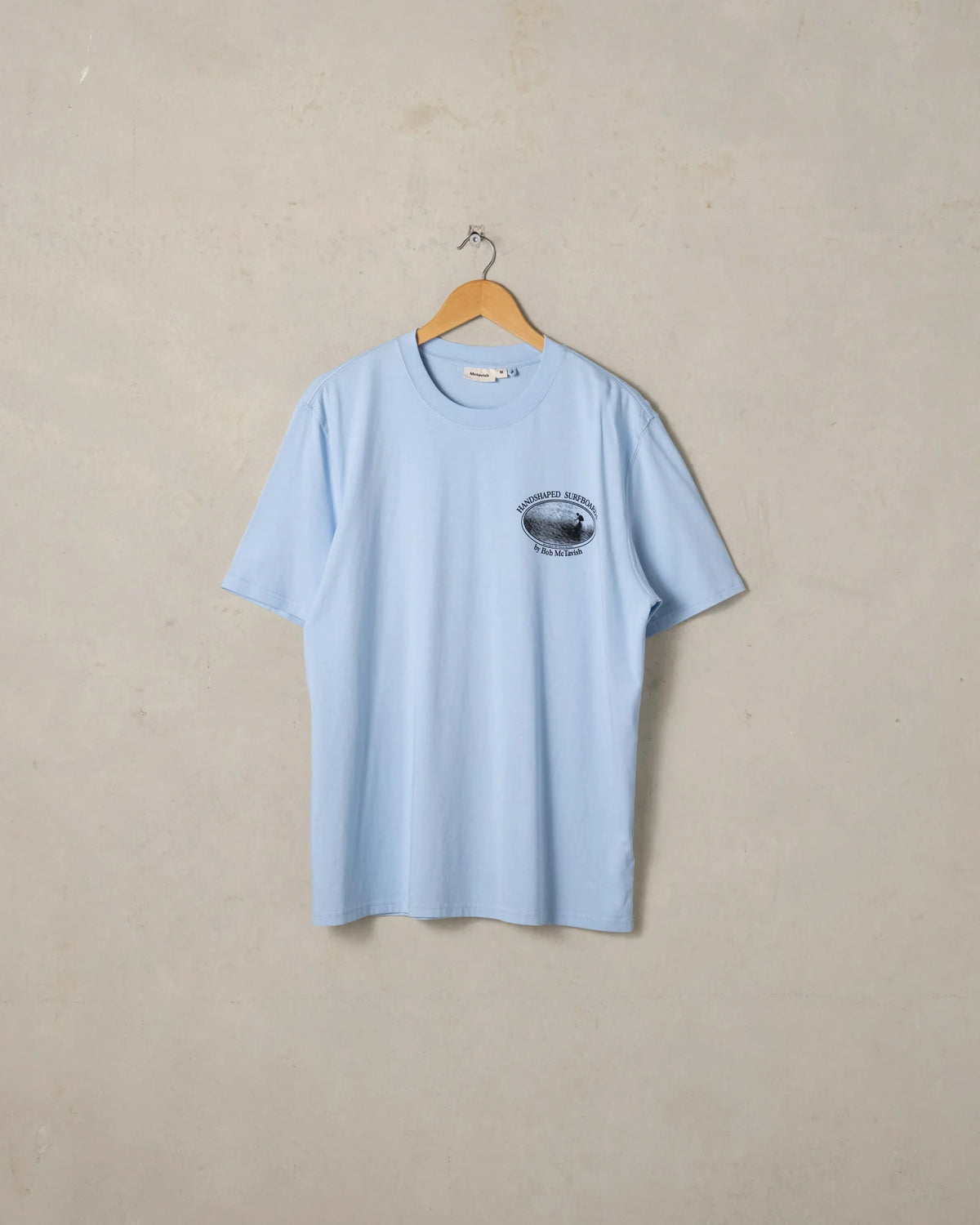 McTAVISH - Hand Shaped Tee - LIGHT BLUE