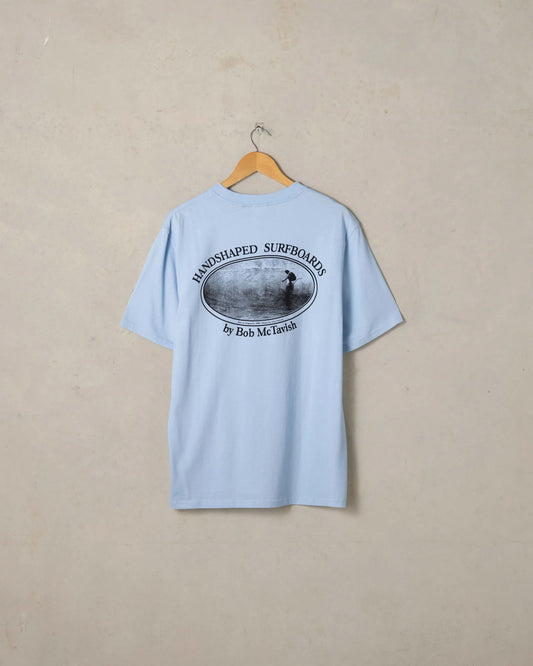McTAVISH - Hand Shaped Tee - LIGHT BLUE