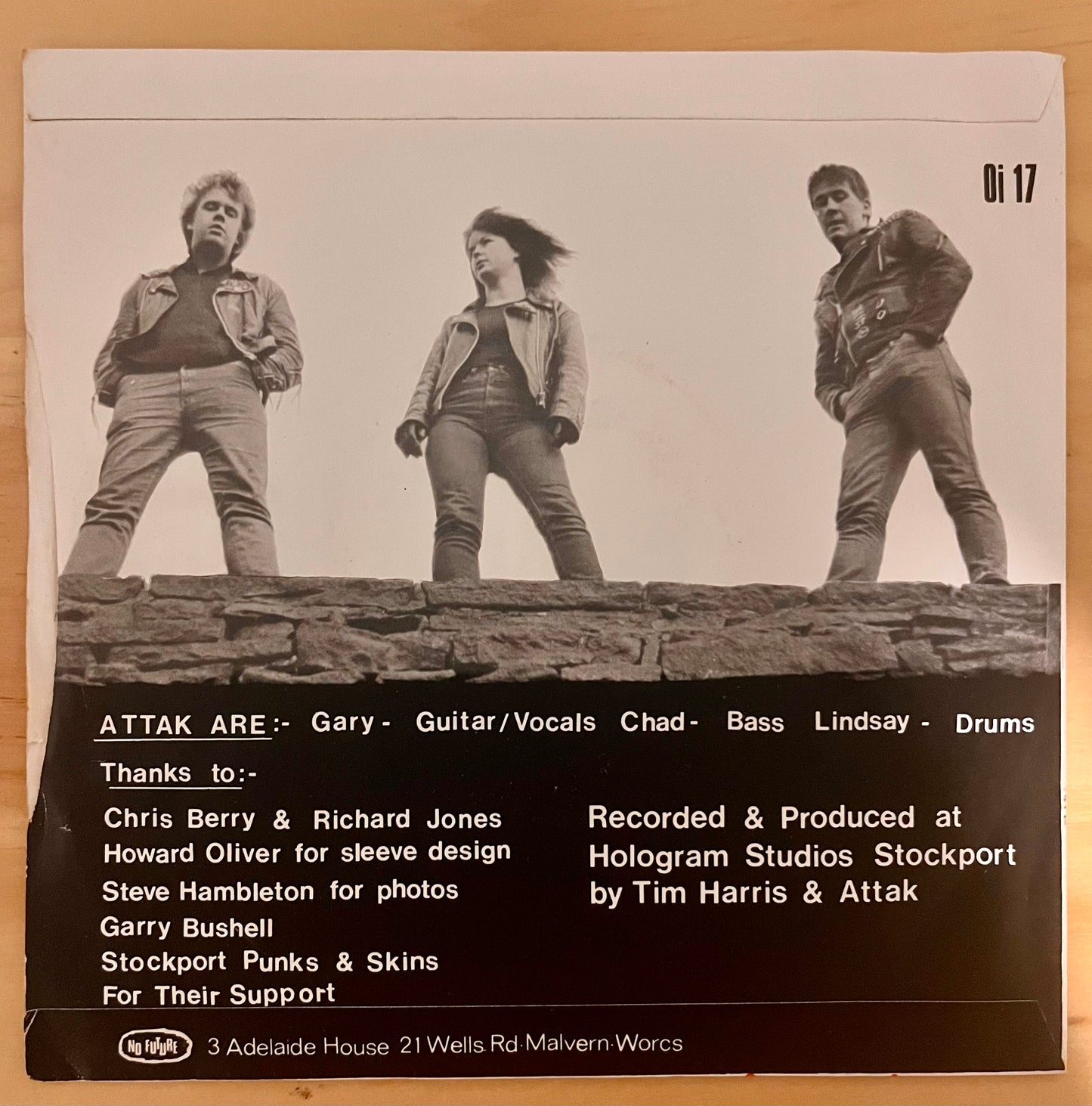 ATTAK MURDER IN THE SUBWAY - FUTURE DREAMS 7'' 45 RARE 1982 UK PUNK