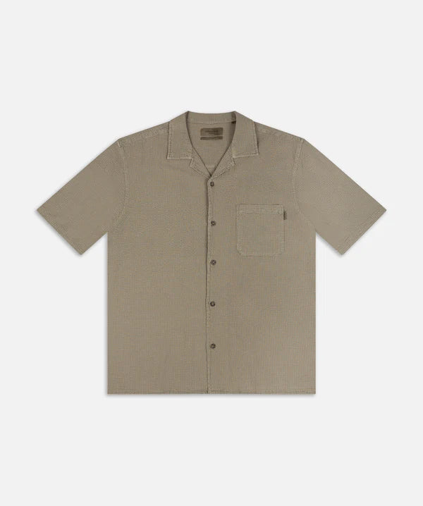 INDUSTRIE - The Ecuador Short Sleeve Shirt - Taragon
