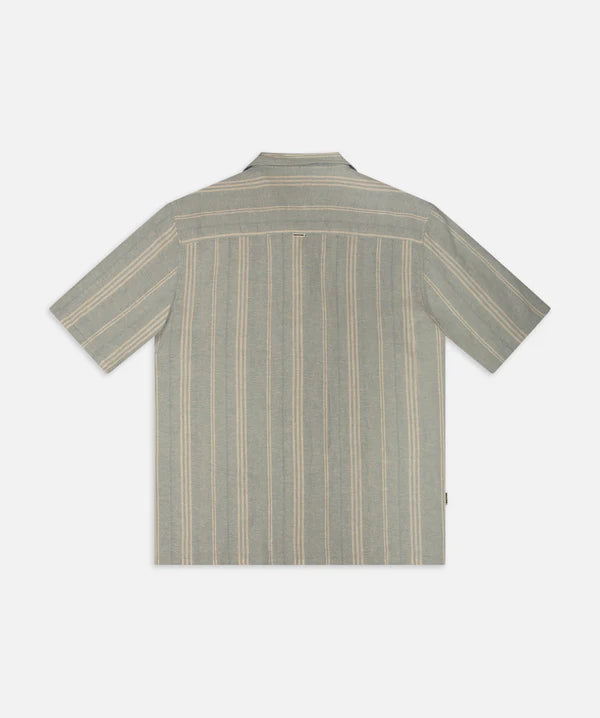 INDUSTRIE - The Rivetta Short Sleeve Shirt - Sky / White