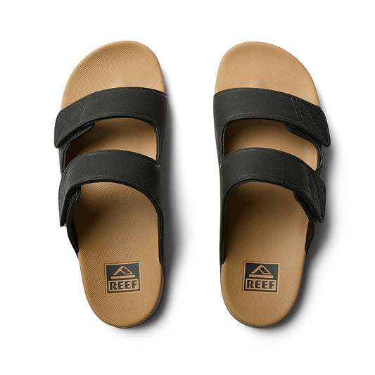 REEF - Mens Cushion Tradewind SL - Black / Tan