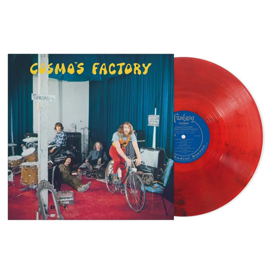 CREEDENCE CLEARWATER REVIVAL Cosmo's Factory Remastered Red Smoke Vinyl LP New