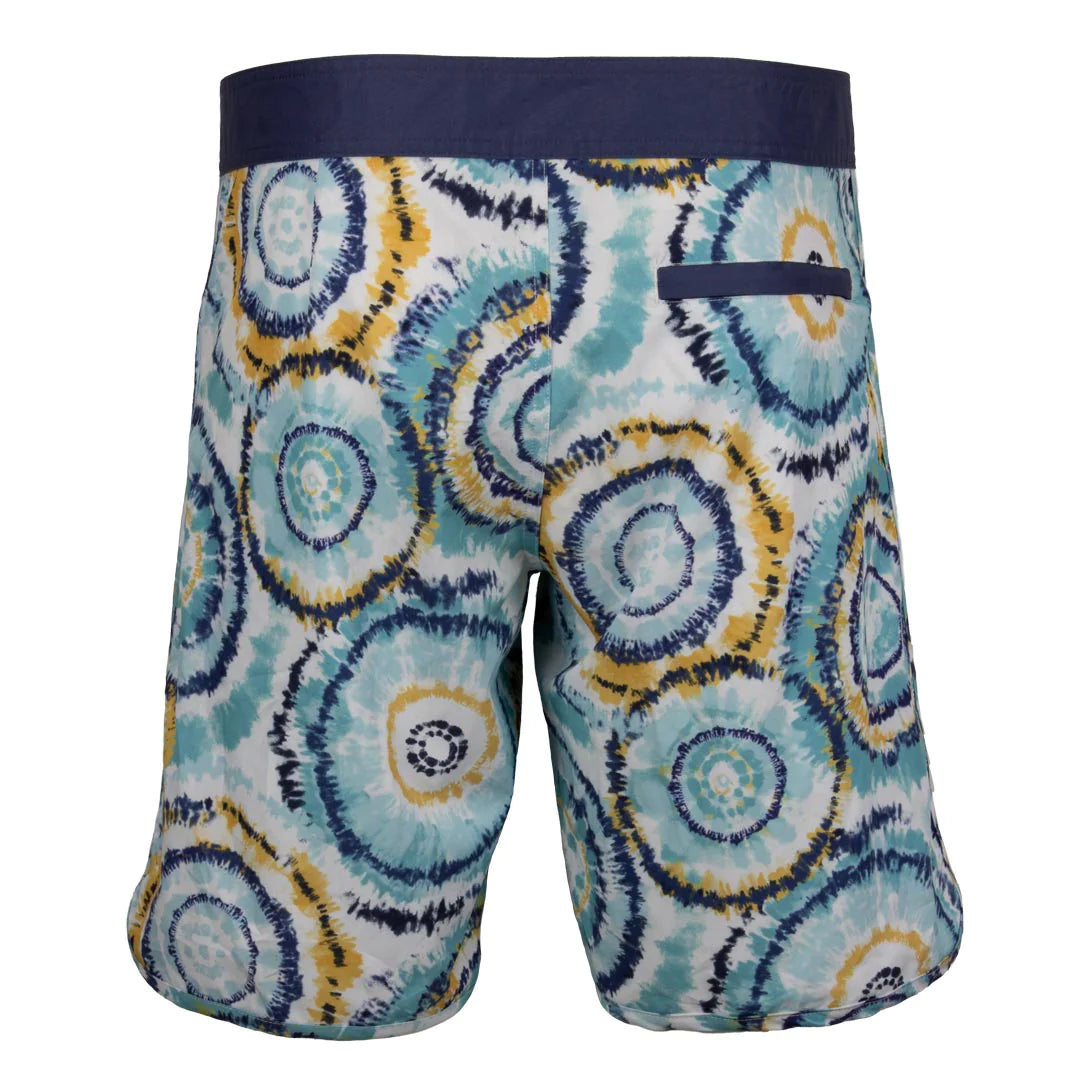 CARVE -Vortex Mens Flat Waist Boardshorts - BLUE/NAVY