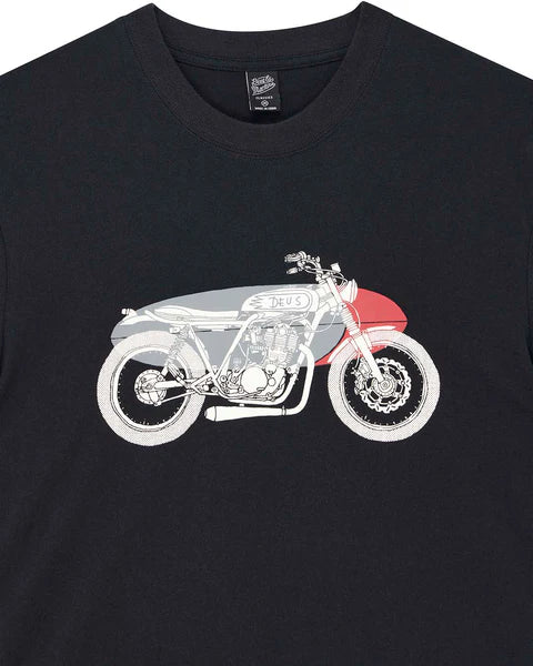 DEUS - Drovers Dog Tee - BLACK