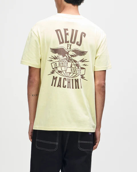 DEUS - Claw-Some  Whizz Tee - Canary Yellow