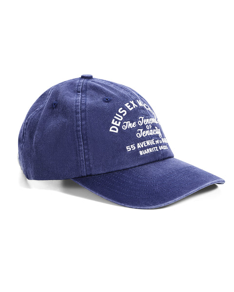 DEUS - Biarritz Sign Cap - MECHANIC BLUE