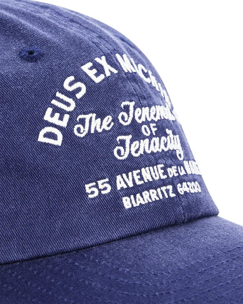 DEUS - Biarritz Sign Cap - MECHANIC BLUE